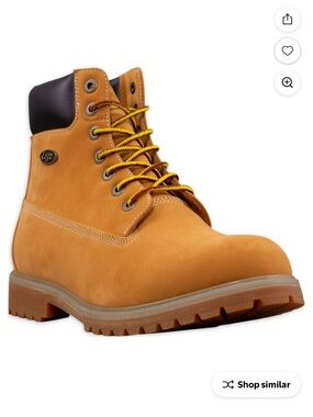 Lugz Men's Golden Wheat/Bark/Tan/Gum Hudson 6-inch Water-Resistant Classic Boot